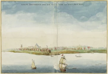 Vista, de, novo, amsterdão